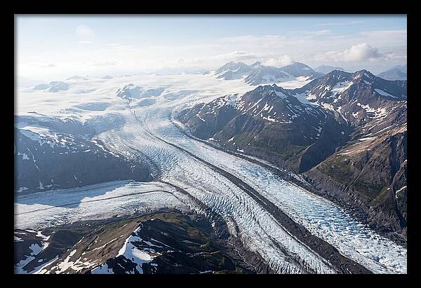 Root Glacier And Wrangell Mountains Aerial View