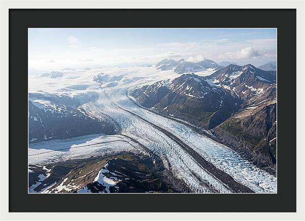 Root Glacier And Wrangell Mountains Aerial View