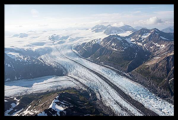 Root Glacier And Wrangell Mountains Aerial View