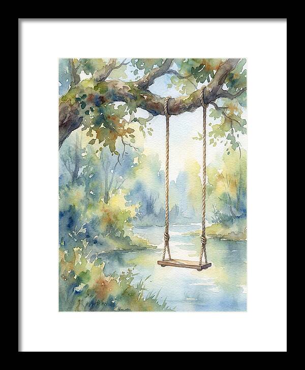 Rope Swing Over Water