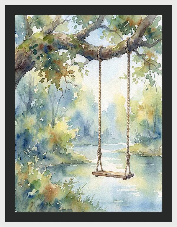 Rope Swing Over Water