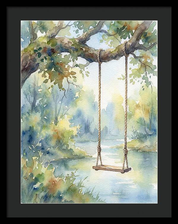 Rope Swing Over Water