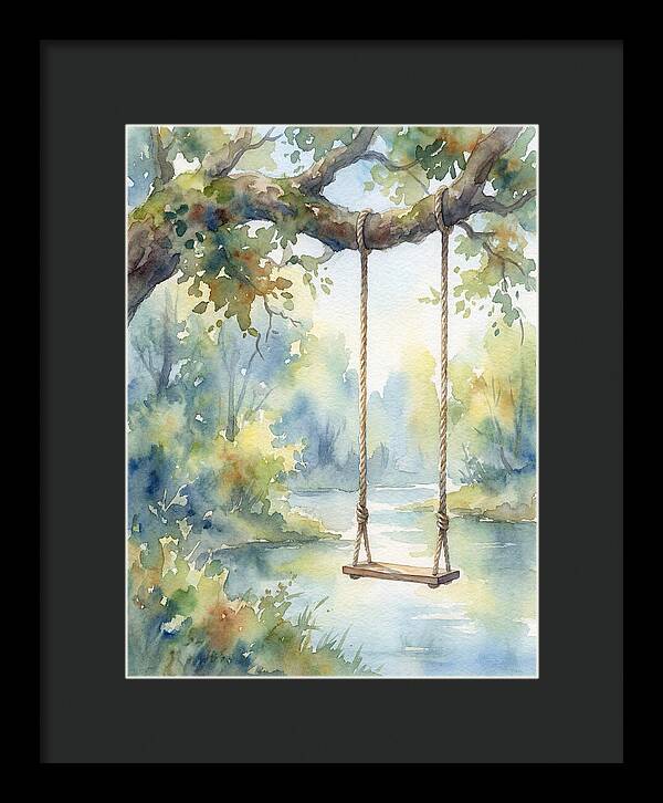 Rope Swing Over Water