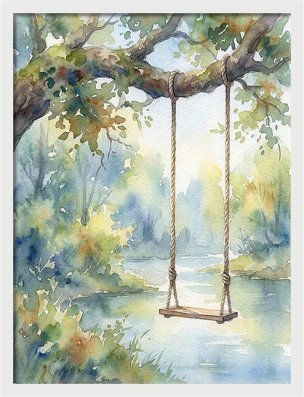 Rope Swing Over Water