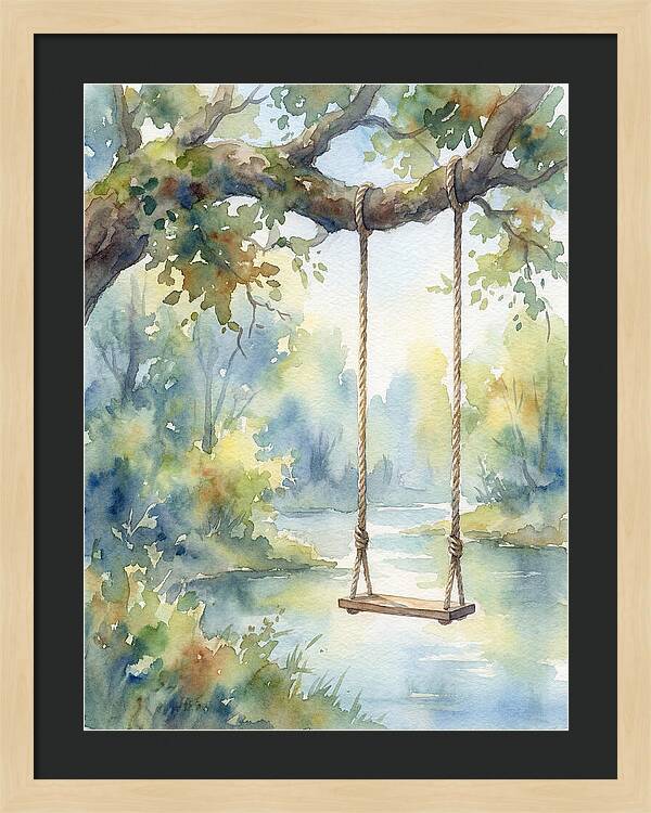 Rope Swing Over Water