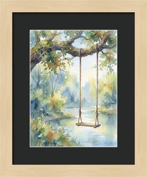 Rope Swing Over Water