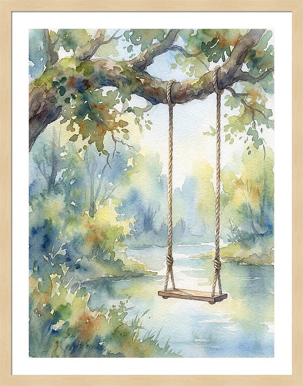 Rope Swing Over Water