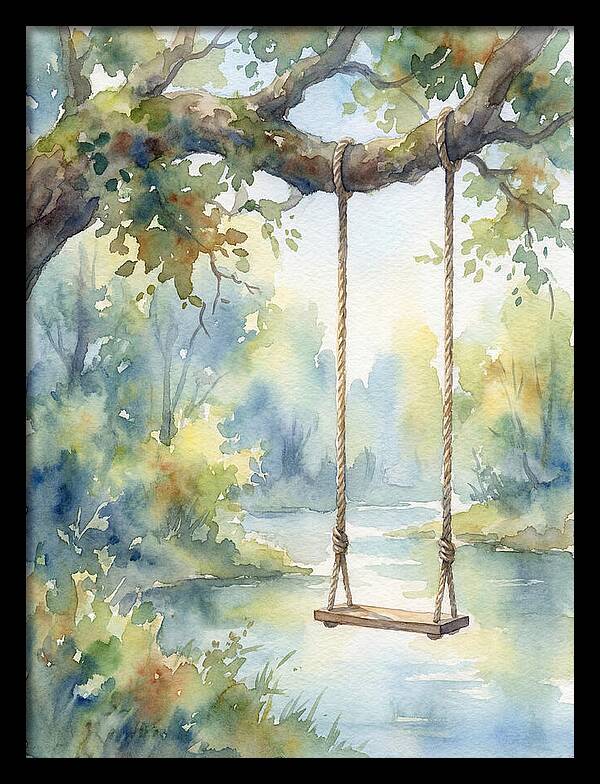Rope Swing Over Water