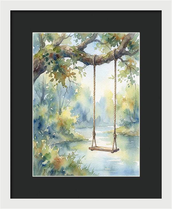 Rope Swing Over Water