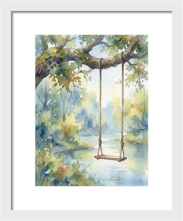 Rope Swing Over Water