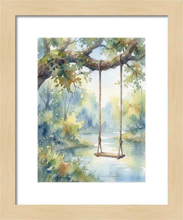 Rope Swing Over Water