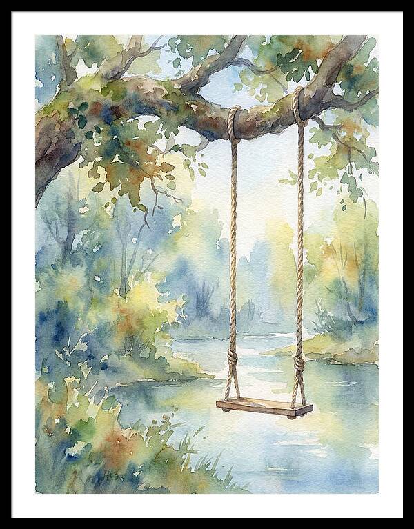 Rope Swing Over Water