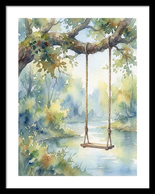 Rope Swing Over Water