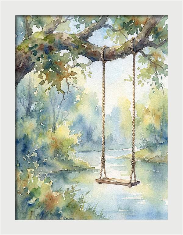 Rope Swing Over Water