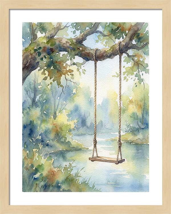 Rope Swing Over Water