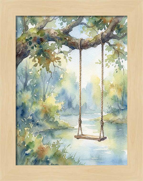 Rope Swing Over Water