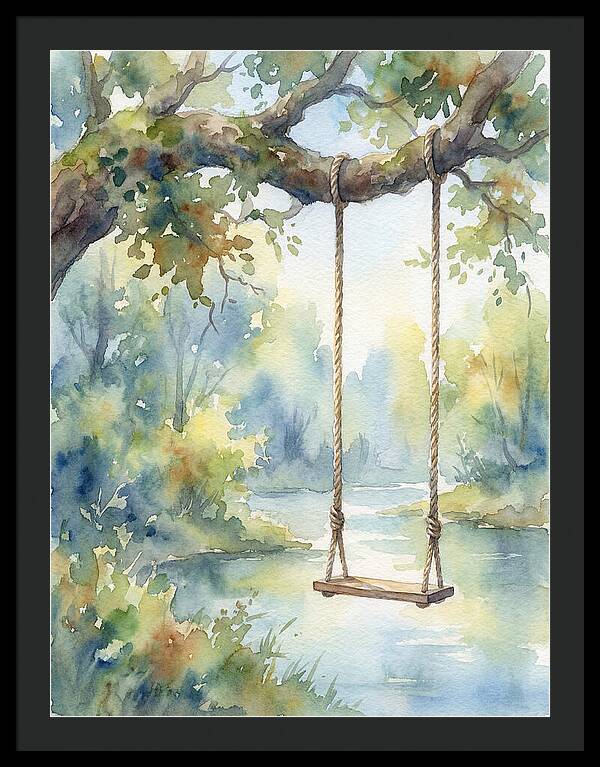 Rope Swing Over Water