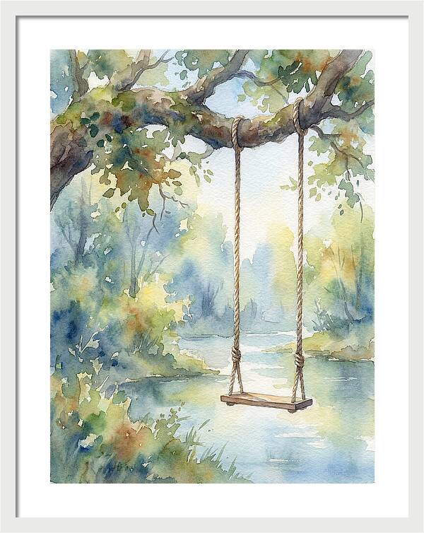 Rope Swing Over Water