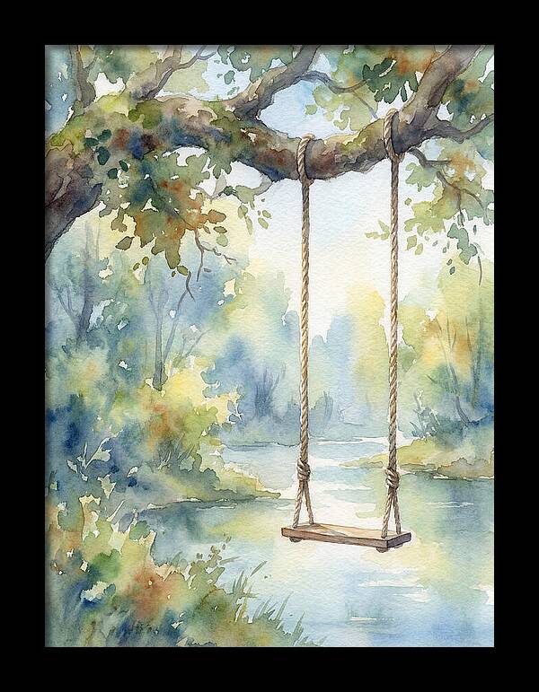 Rope Swing Over Water