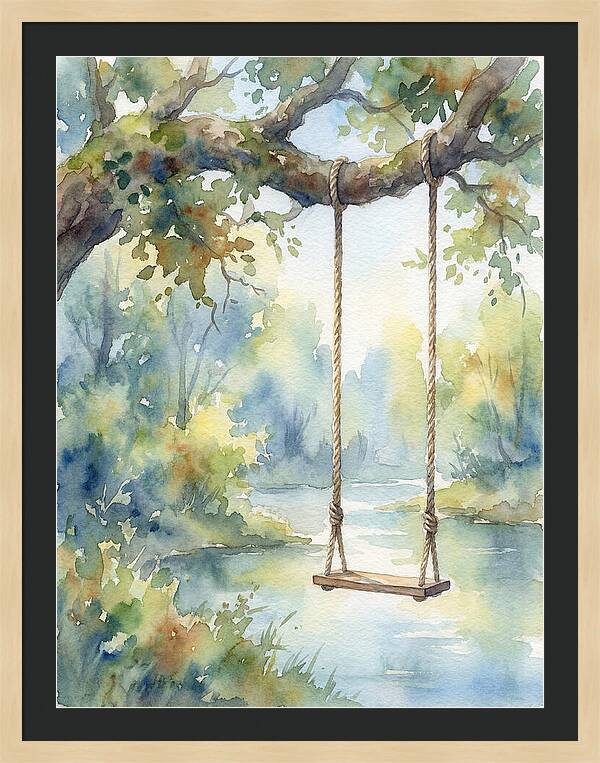 Rope Swing Over Water