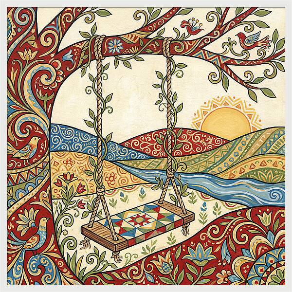 Rope Swing Under The Tree
