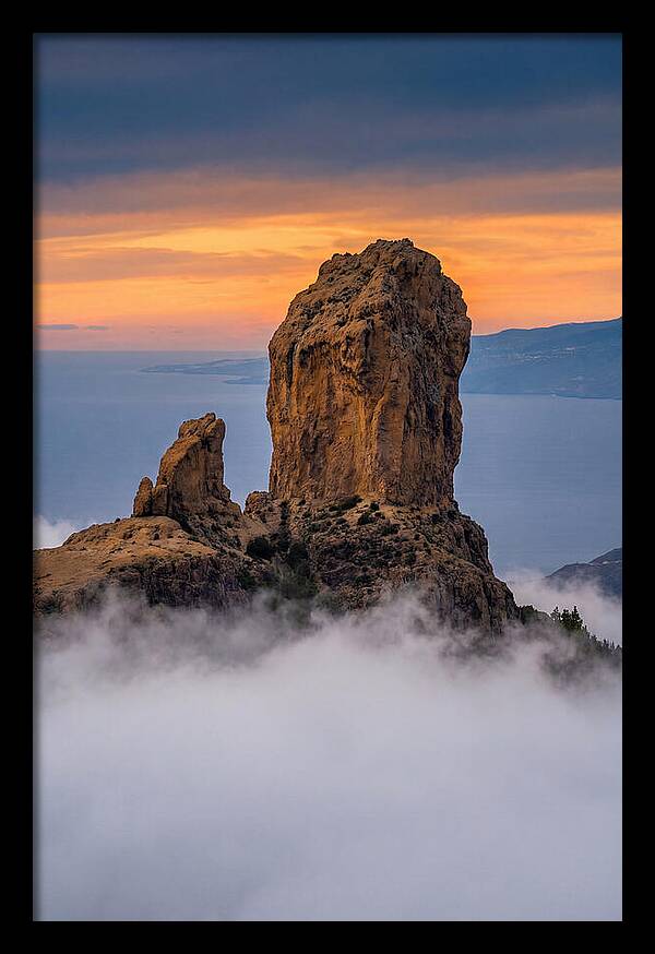 Roque Nublo At Dusk