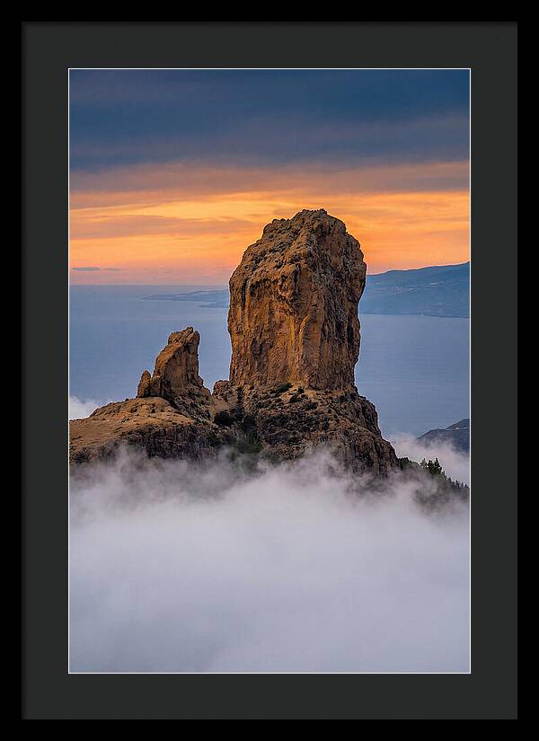 Roque Nublo At Dusk