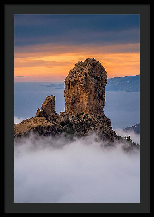 Roque Nublo At Dusk
