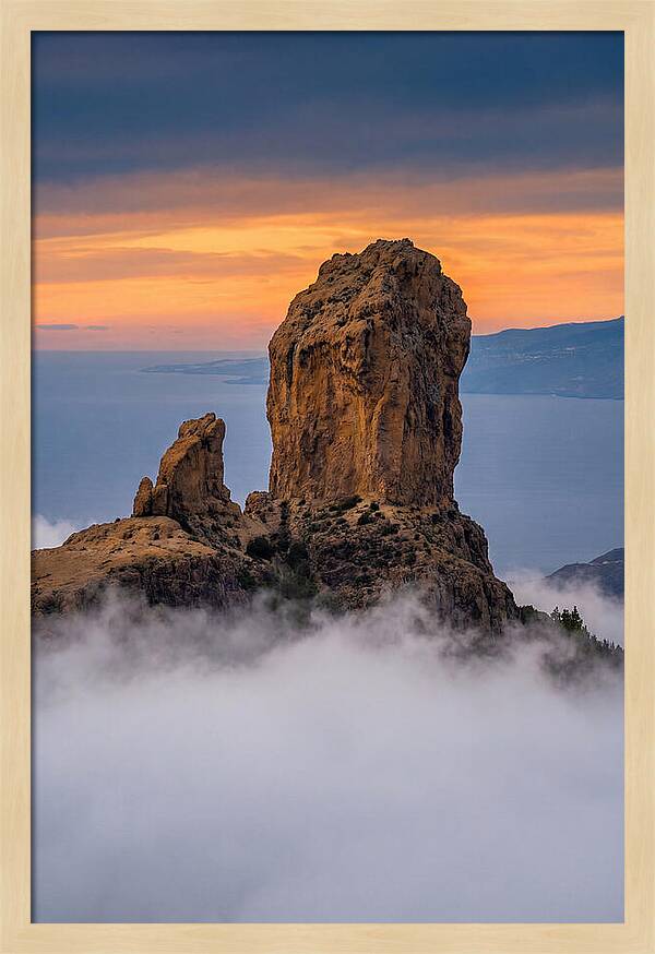 Roque Nublo At Dusk