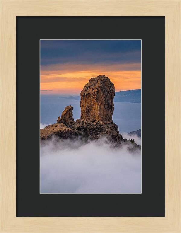 Roque Nublo At Dusk