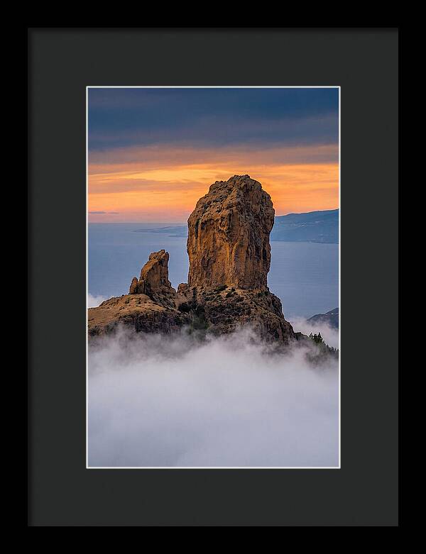 Roque Nublo At Dusk