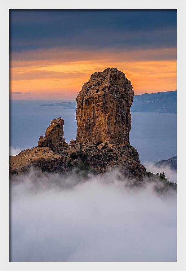 Roque Nublo At Dusk