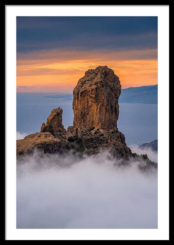 Roque Nublo At Dusk