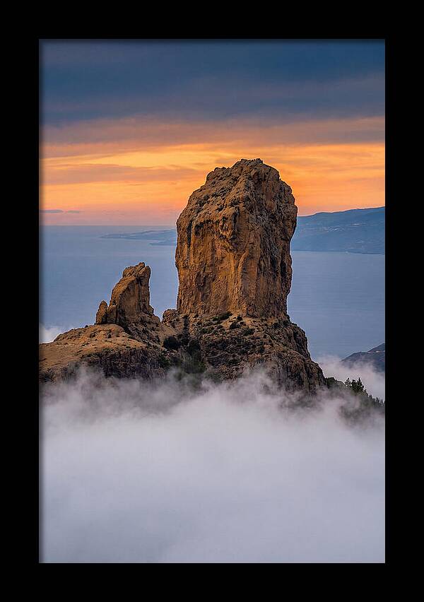 Roque Nublo At Dusk