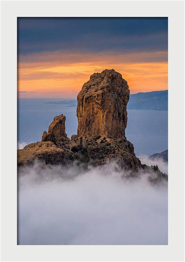 Roque Nublo At Dusk