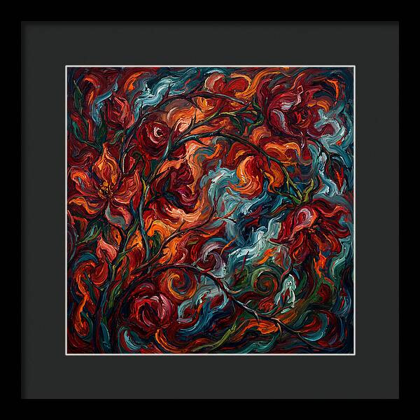 Rose Arbor In Expressionist Style