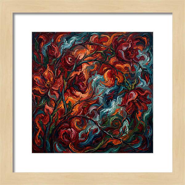 Rose Arbor In Expressionist Style