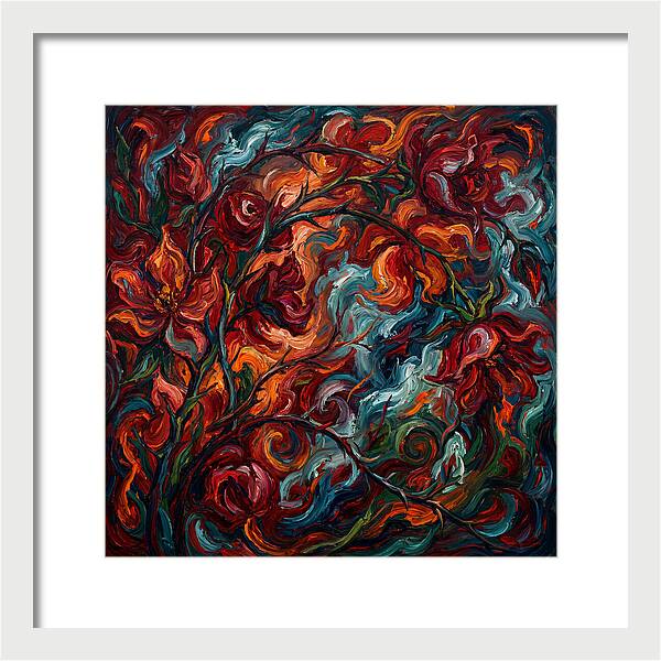 Rose Arbor In Expressionist Style