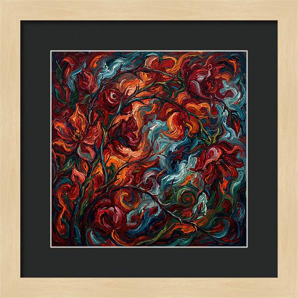 Rose Arbor In Expressionist Style