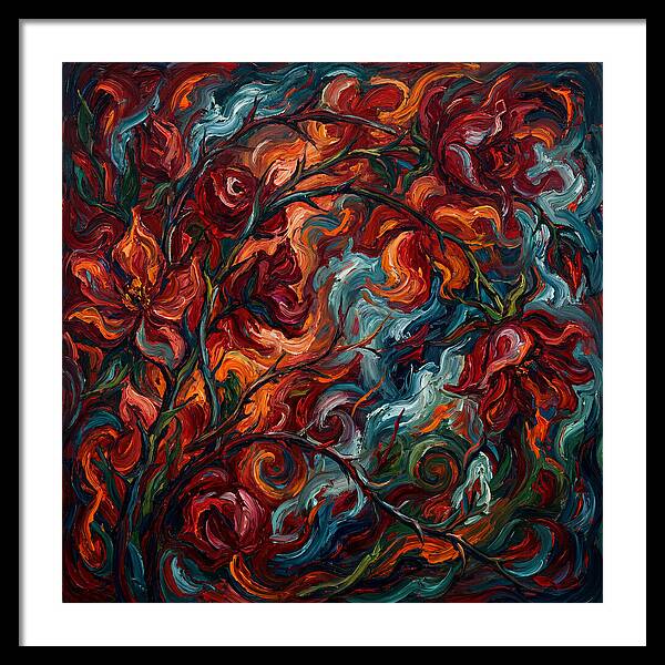 Rose Arbor In Expressionist Style