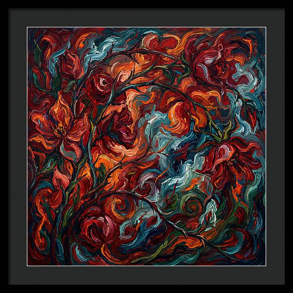 Rose Arbor In Expressionist Style