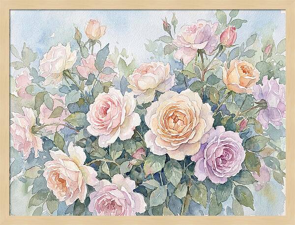 Rose Garden Blooms