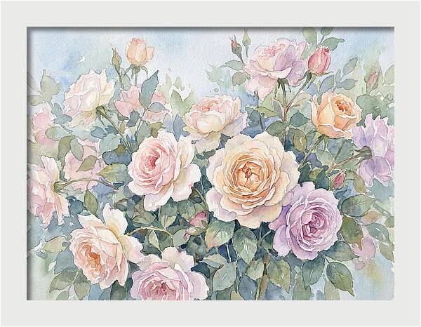 Rose Garden Blooms