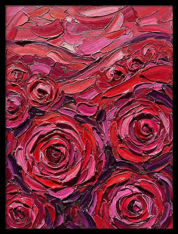 Rose Garden In Bloom