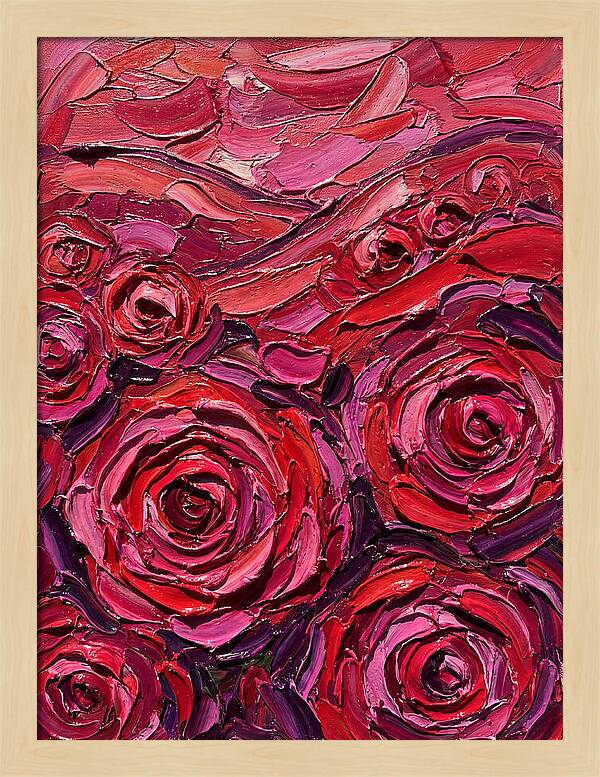 Rose Garden In Bloom