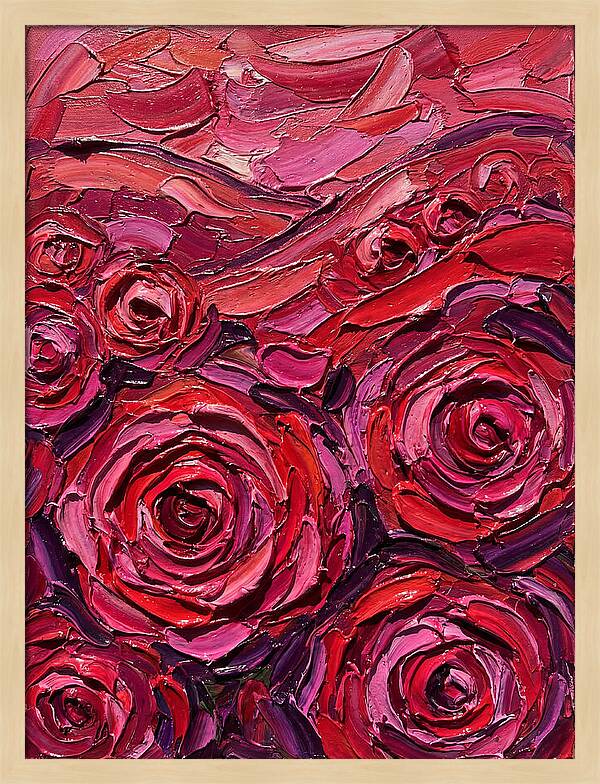 Rose Garden In Bloom