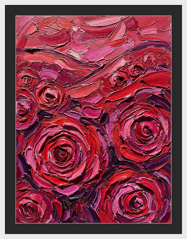 Rose Garden In Bloom