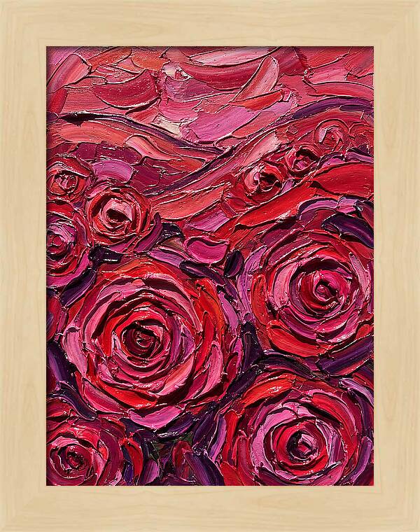 Rose Garden In Bloom