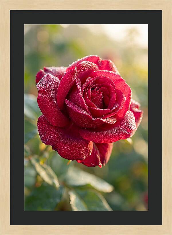 Rose With Dew Drops