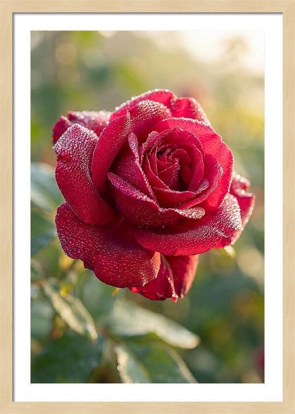 Rose With Dew Drops